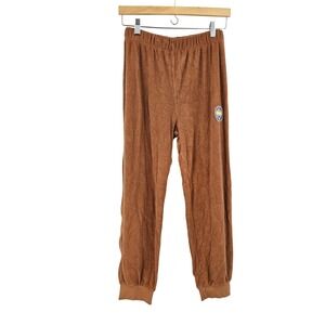 Beach Riot Gulf Sweatpants Joggers Brown Terry Fleece Elastic Waist NWT Size M